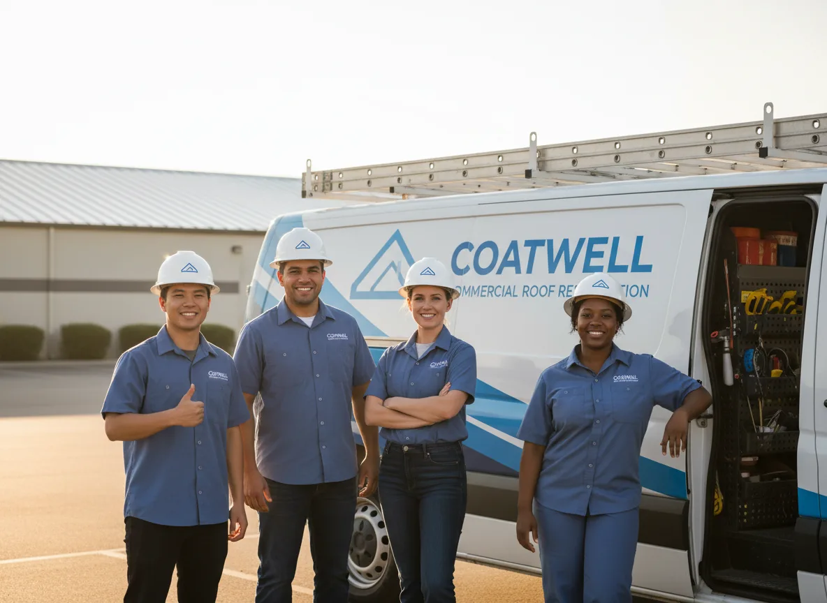 Commercial roof coating company in Camargo, IL